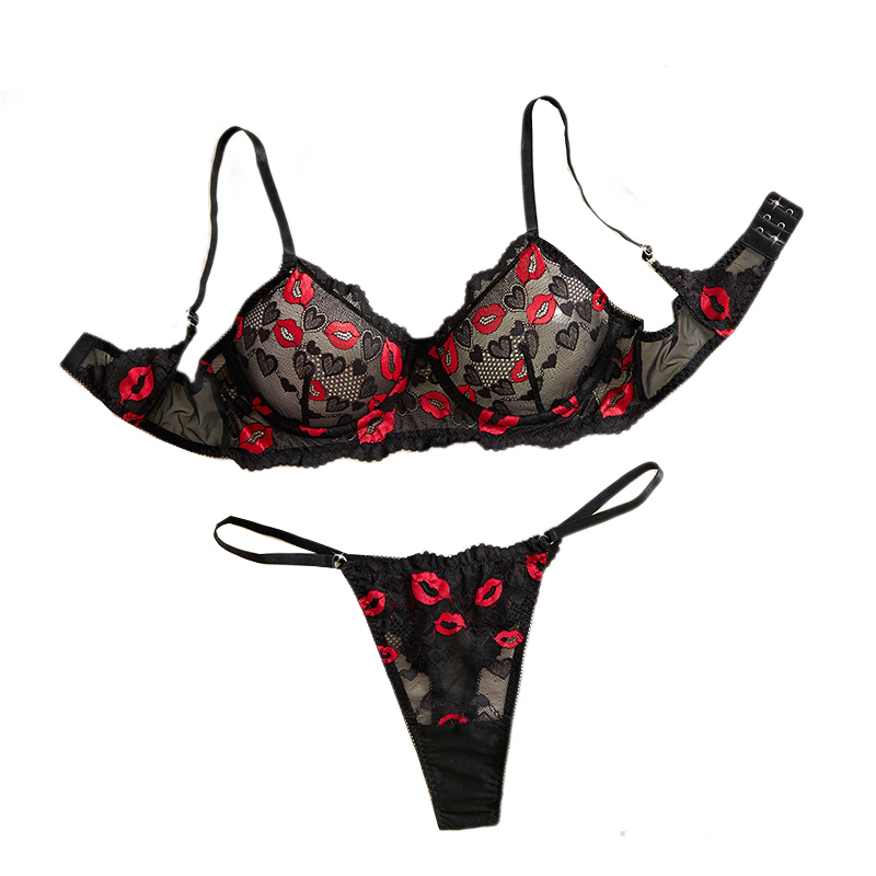 Conjunto de lencería sexy de e - Lace Bralette Set reseña y precio